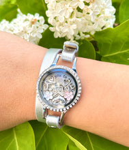 Silver wrap bracelet*New thicker band*
