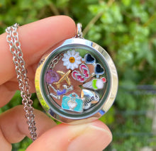 Plain silver necklace