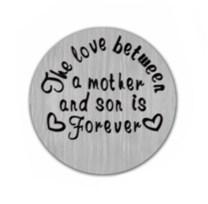 The love between a mother and son is forever