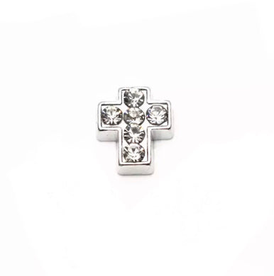 Silver sparkle cross