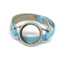 Sky blue wrap bracelet