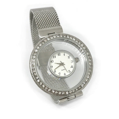 White -Sparkle charm watch