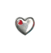 Silver solid heart
