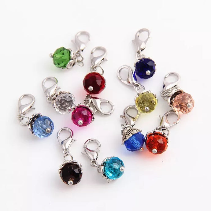Jewel dangle charms