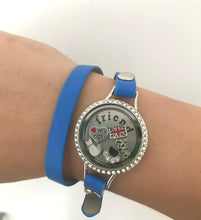 Royal blue wrap bracelet