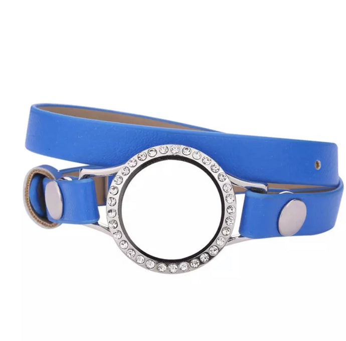 Royal blue wrap bracelet