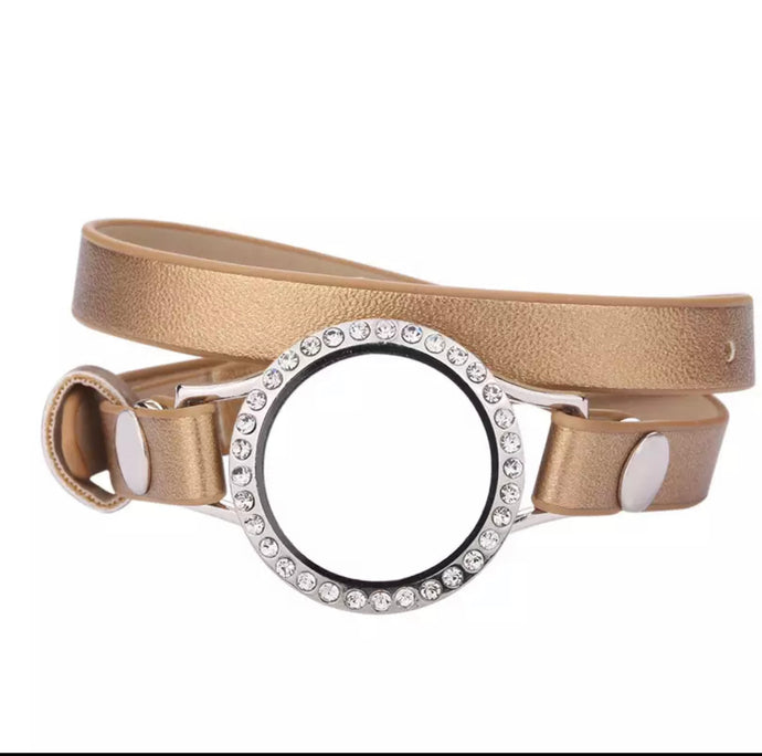 Gold wrap bracelet