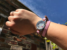 Light pink wrap bracelet